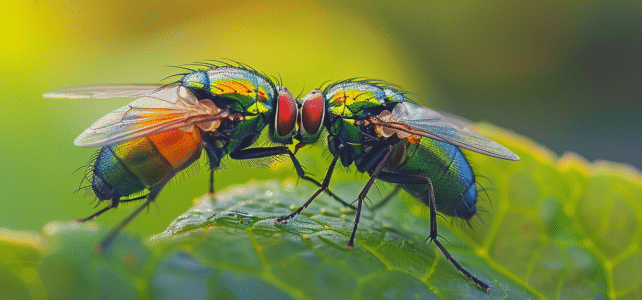 Les mystères de la reproduction des mouches : de l’accouplement à l’habitat larvaire
